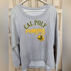 Cal Poly Pomona Gray Sweatshirt SzL Long Sleeves